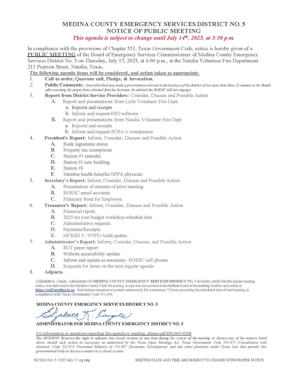 2023 Notice of Tax Hearing